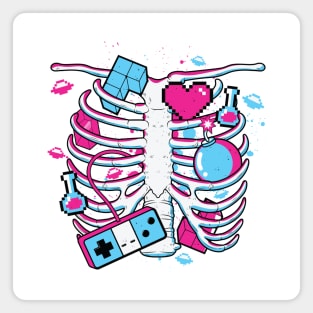8-Bit Ribcage Magnet